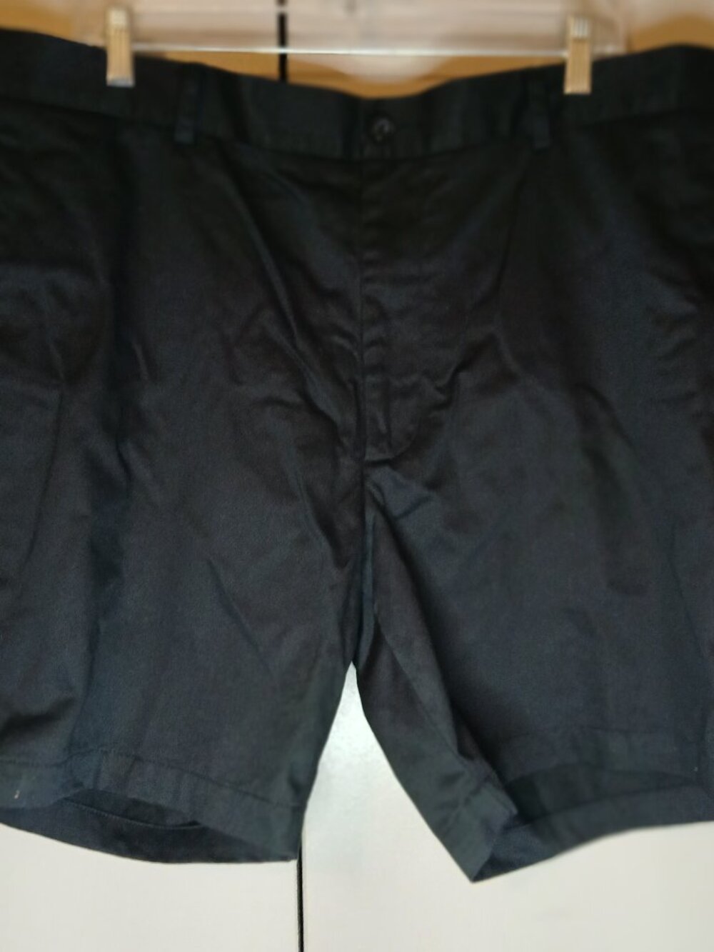Roundtree & Yorke Men's Black 40 Cotton Casual Shorts (1189B2)